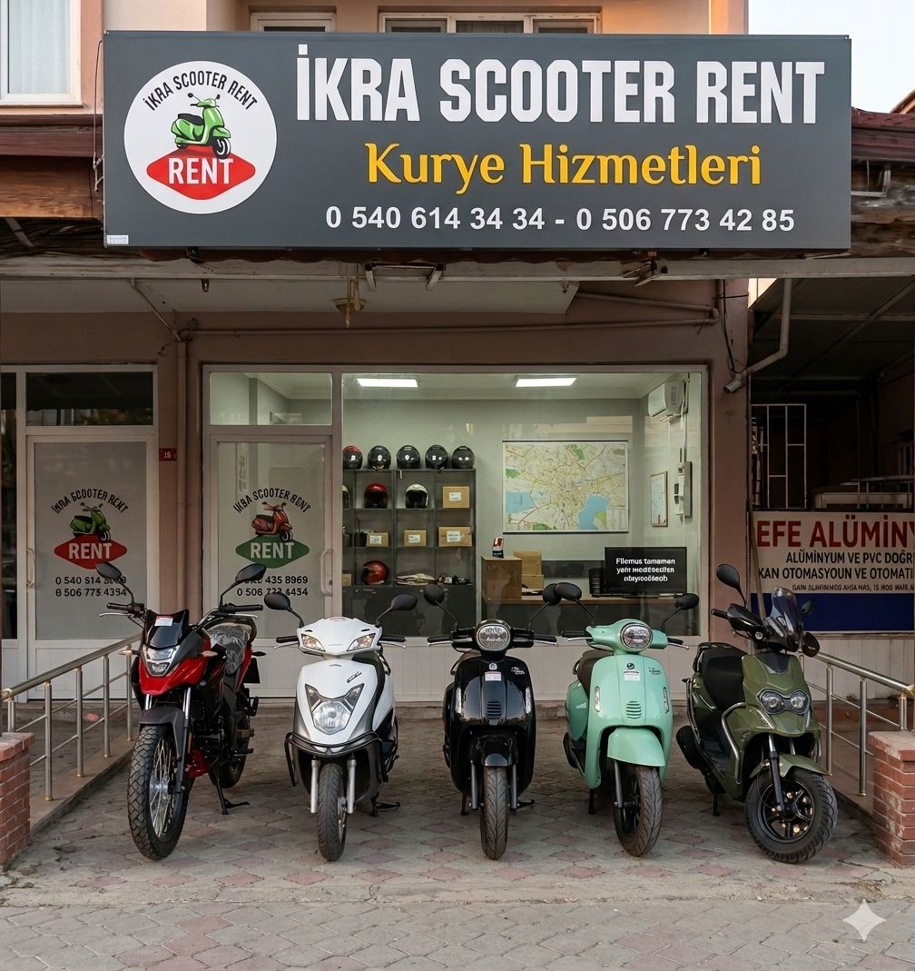İkra Scooter Rent - Mağaza önü