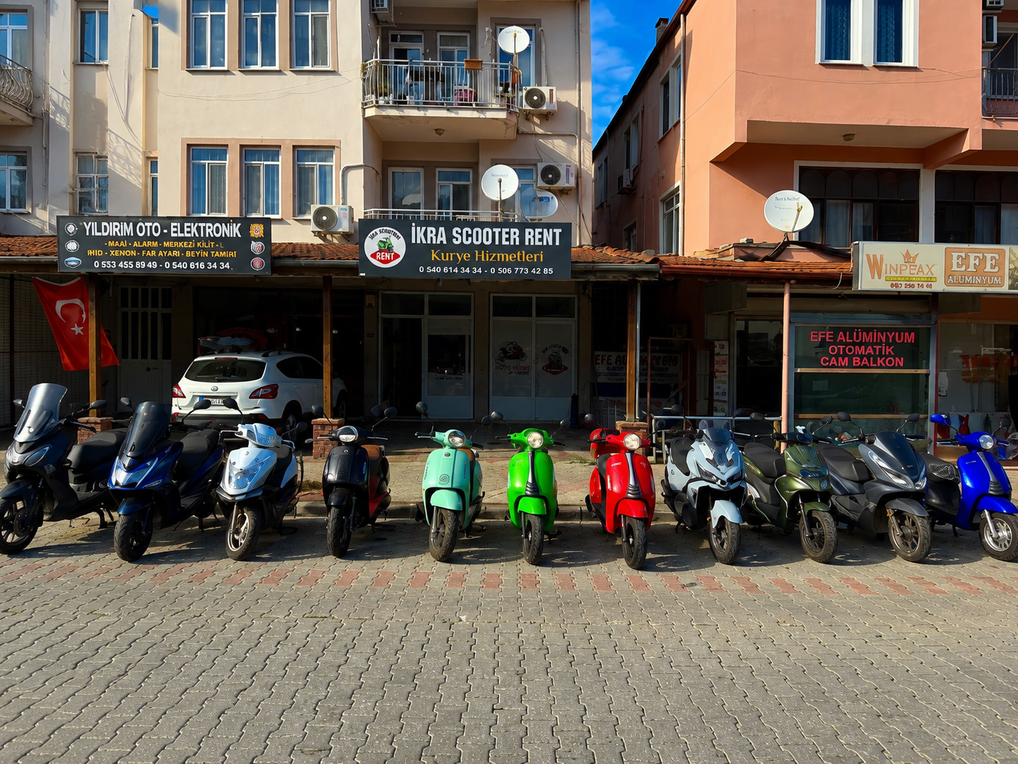 İkra Scooter Rent - Mağaza önü